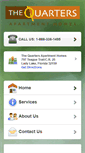 Mobile Screenshot of liveatthequarters.com